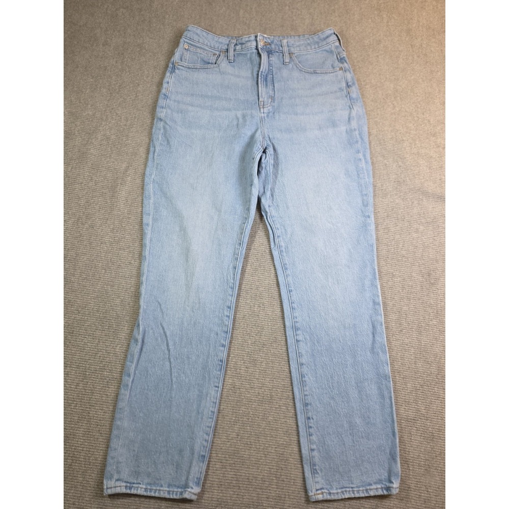 Madewell Denim Jeans The Curvy Perfect Vintage Jean Size 30T Light Wash